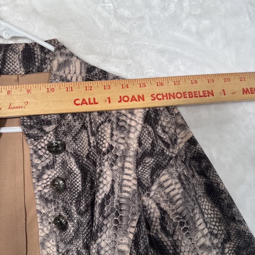 Y2k Alberto Makali Jacket Blush Python Snake Prin… - image 7
